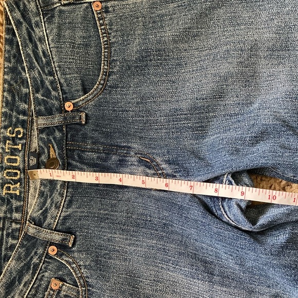 Vintage Roots Blue Flare Denim Jeans - Picture 10 of 13